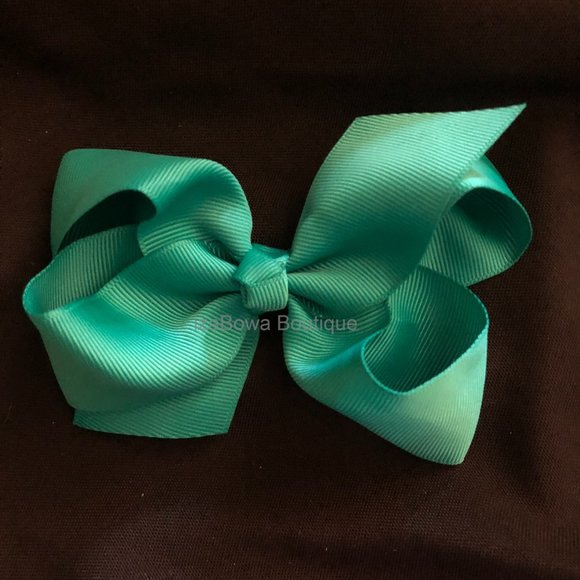 Hand Crafted Other - Peacock 4" Boutique Bow  HANDCRAFTED